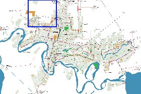 Transporte mapa de Krasnodar