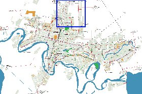 Transporte mapa de Krasnodar