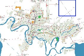 Transporte mapa de Krasnodar