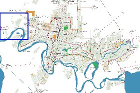 Transporte mapa de Krasnodar