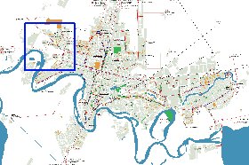 Transporte mapa de Krasnodar