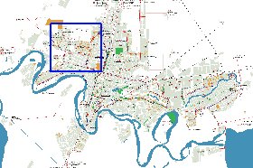 Transporte mapa de Krasnodar