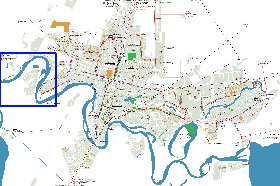 Transporte mapa de Krasnodar