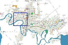 Transporte mapa de Krasnodar