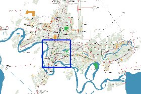 Transporte mapa de Krasnodar