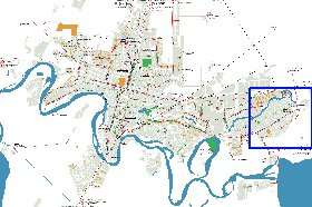 Transporte mapa de Krasnodar