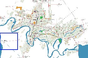 Transporte mapa de Krasnodar