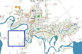 Transporte mapa de Krasnodar