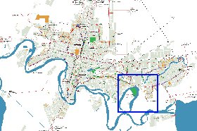 Transporte mapa de Krasnodar