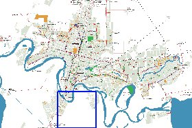 Transporte mapa de Krasnodar