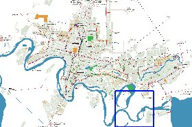 Transporte mapa de Krasnodar