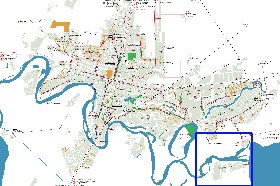 Transporte mapa de Krasnodar