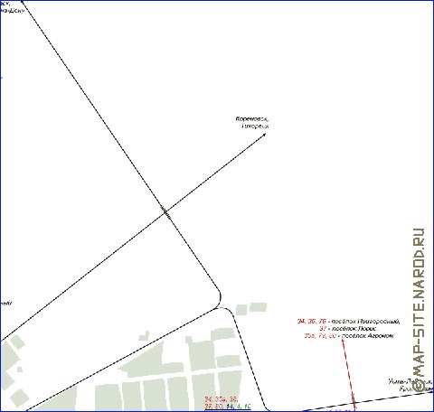 Transporte mapa de Krasnodar