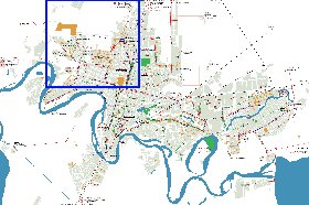 Transporte mapa de Krasnodar