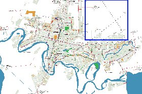 Transporte mapa de Krasnodar