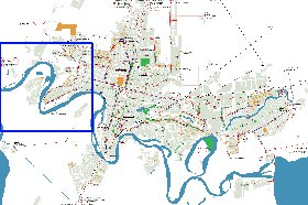 Transporte mapa de Krasnodar