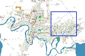 Transporte mapa de Krasnodar