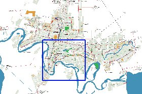 Transporte mapa de Krasnodar