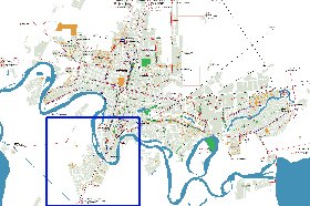 Transporte mapa de Krasnodar