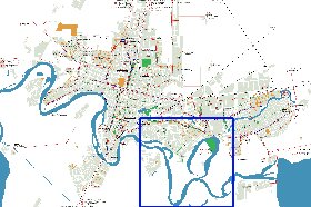 Transporte mapa de Krasnodar