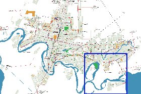 Transporte mapa de Krasnodar