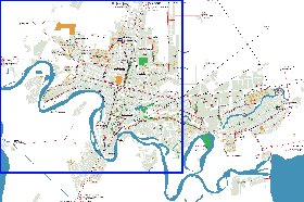 Transporte mapa de Krasnodar