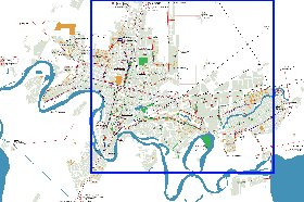 Transporte mapa de Krasnodar