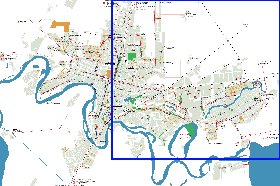 Transporte mapa de Krasnodar