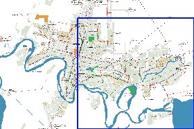 Transporte mapa de Krasnodar