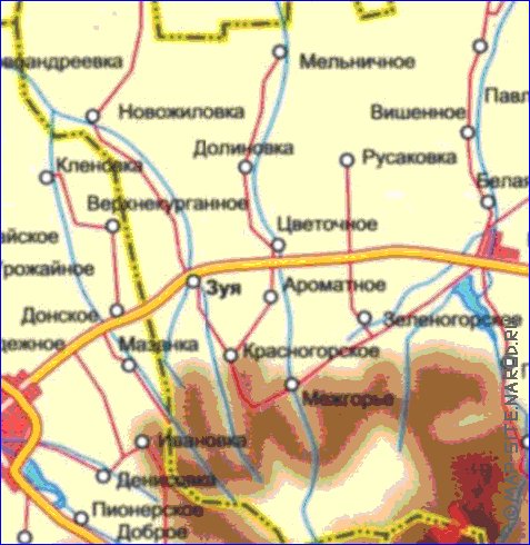 Administrativa mapa de Crimeia