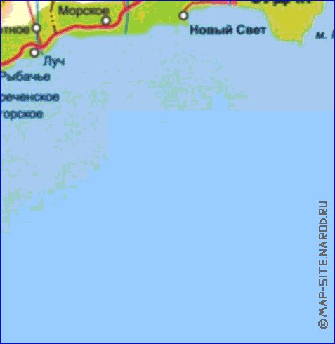 Administrativa mapa de Crimeia