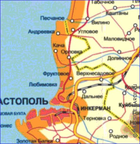 Administratives carte de Crimee