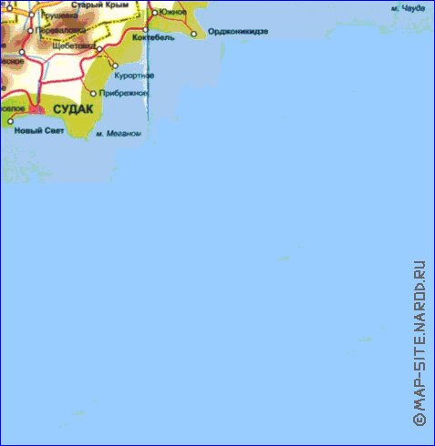 Administrativa mapa de Crimeia