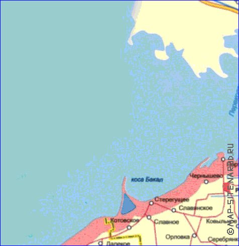 Administrativa mapa de Crimeia