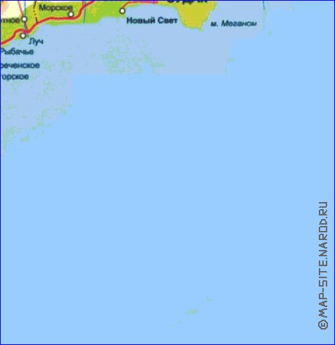 Administrativa mapa de Crimeia