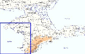 mapa de Crimeia em ingles