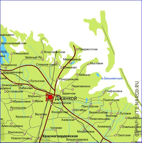 Fisica mapa de Crimeia