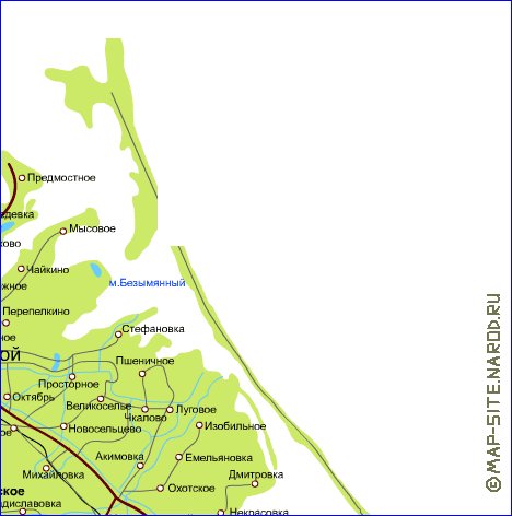 Fisica mapa de Crimeia