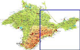 Fisica mapa de Crimeia