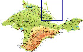 Fisica mapa de Crimeia