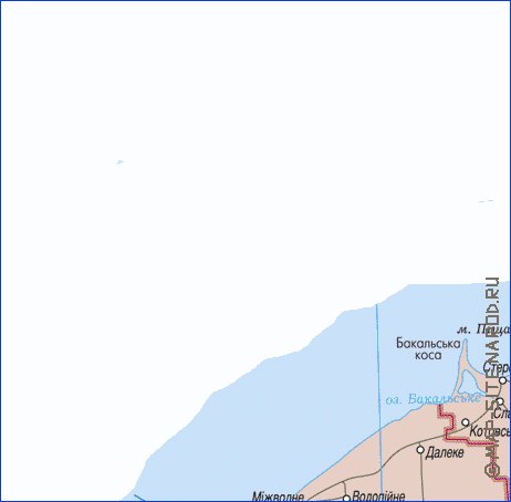 mapa de Crimeia do idioma ucraniano