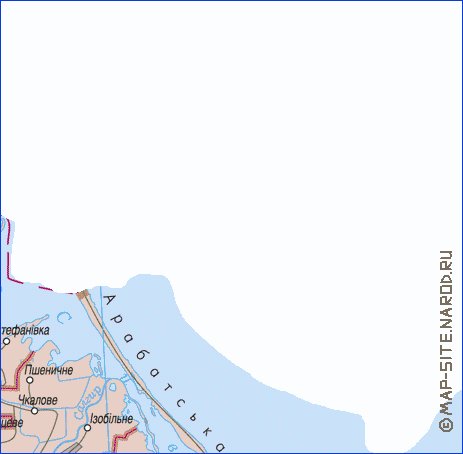 mapa de Crimeia do idioma ucraniano