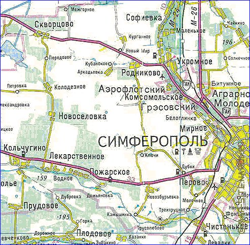 mapa de Crimeia