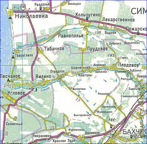 mapa de Crimeia