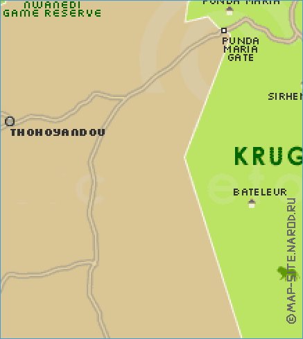 carte de Kruger