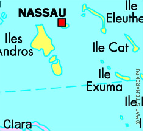 mapa de Cuba em frances