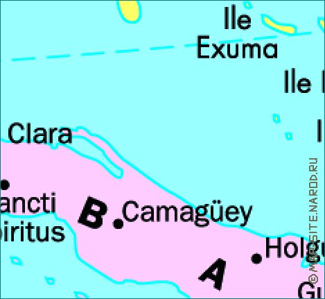 carte de Cuba