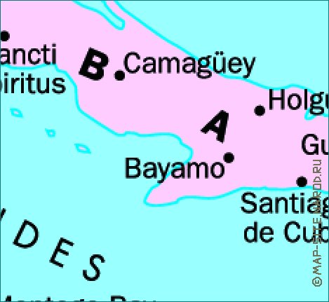 carte de Cuba