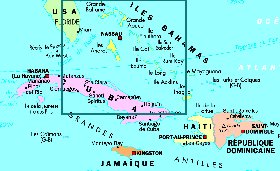 mapa de Cuba em frances