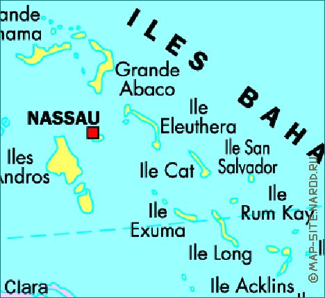 mapa de Cuba em frances